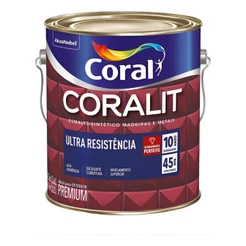 Tinta Coralit Ultra Resistência Acetinado Branco 3,6l