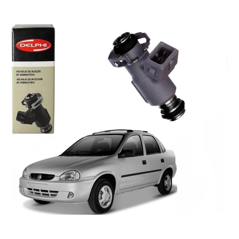 Bico Injetor Delphi Corsa Classic 1.0 Flex 2007 A 2010