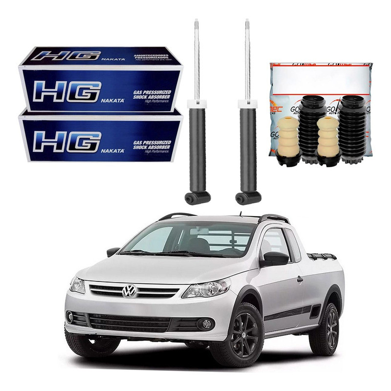 Kit Amortecedor Traseiro, Saveiro G5 1.6 2009 A 2013 em Oferta na Shopee