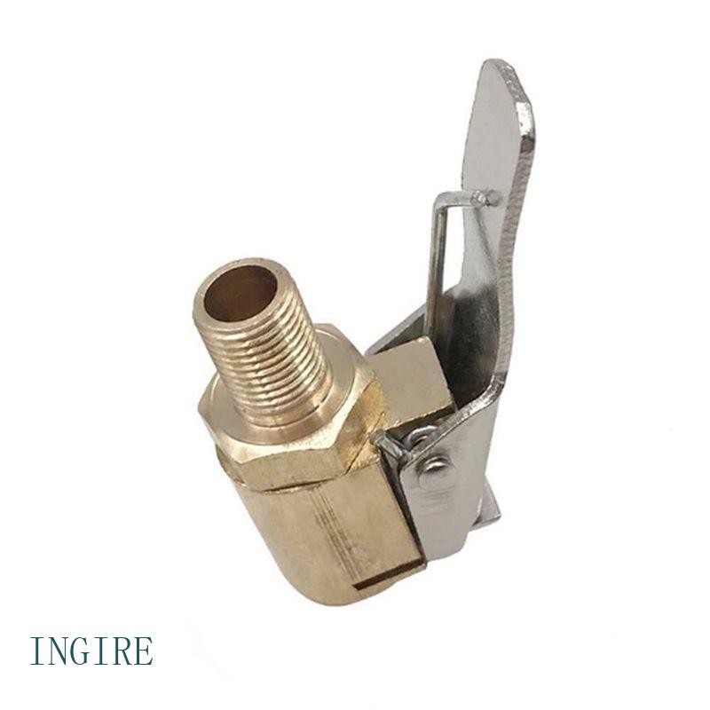 ING Bloqueio Do Inflador Pneus Extremidade Mandril Ar Conector Braçadeira Compressor Portátil Inflator P