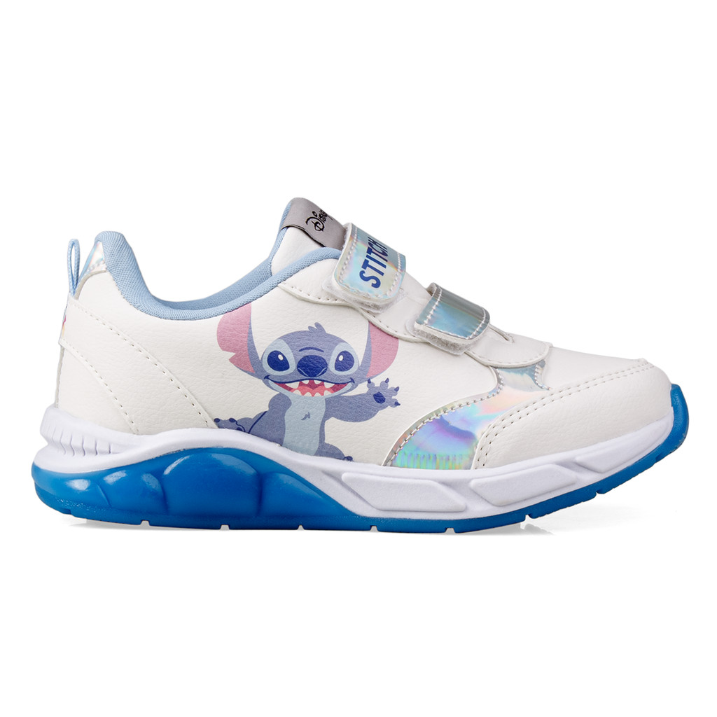 Tênis Infatil Stitch Disney Menina Casual Escolar Luzes Led