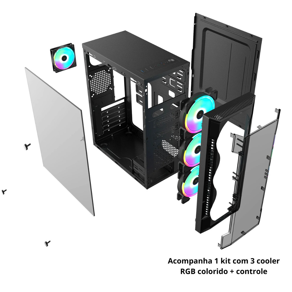 Computador Intel  I5 Geração 8 - 16gb Ssd 480gb Gamer