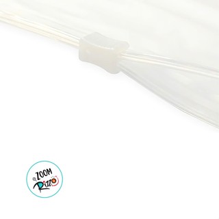 Saco Trilho Zip Transparente Fosco - 30x40cm - 50 unidades - Rizzo em Oferta na Shopee