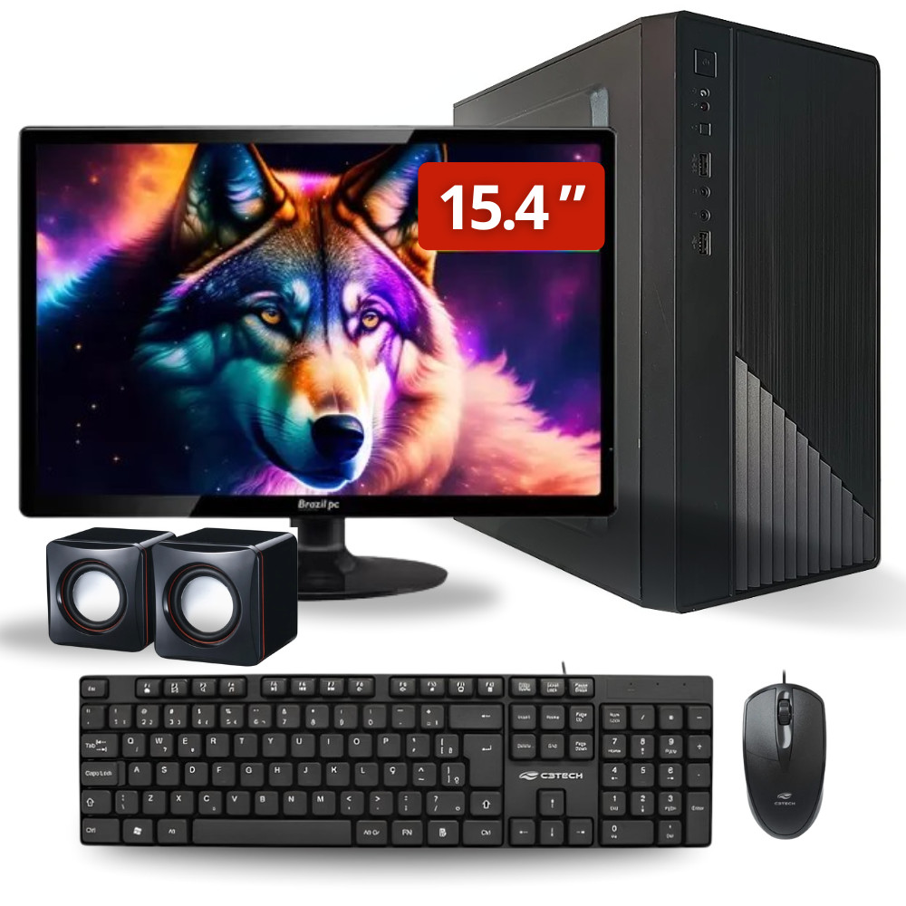 Pc Completo I5 Terceira Geracao 8 Gb Ddr3 Nvme 256  Mon 15 W10 Pro 