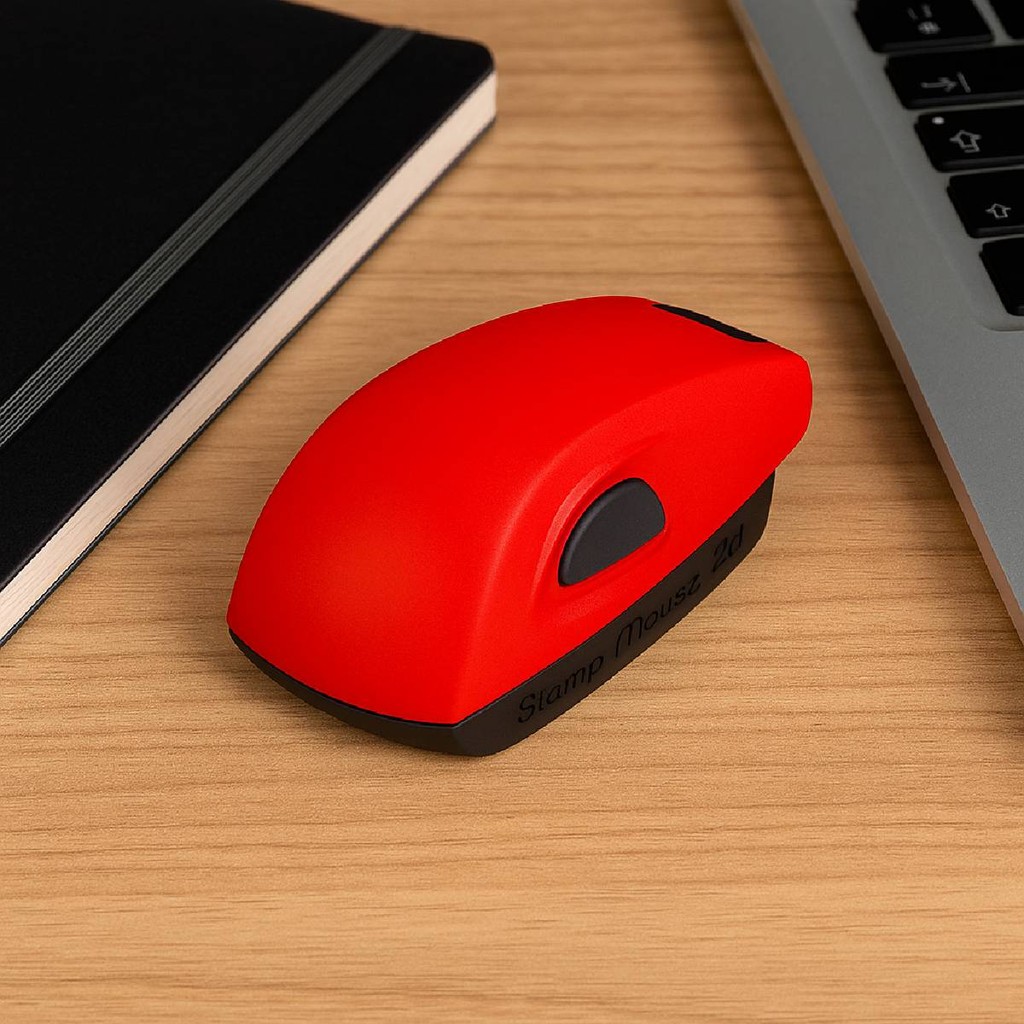 Carimbo Personalizado Colop Pocket Stamp Mouse 20 Vermelho