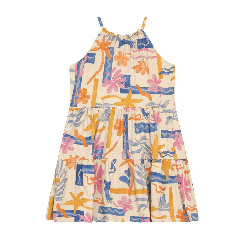 Vestido infantil menina floral Brandili