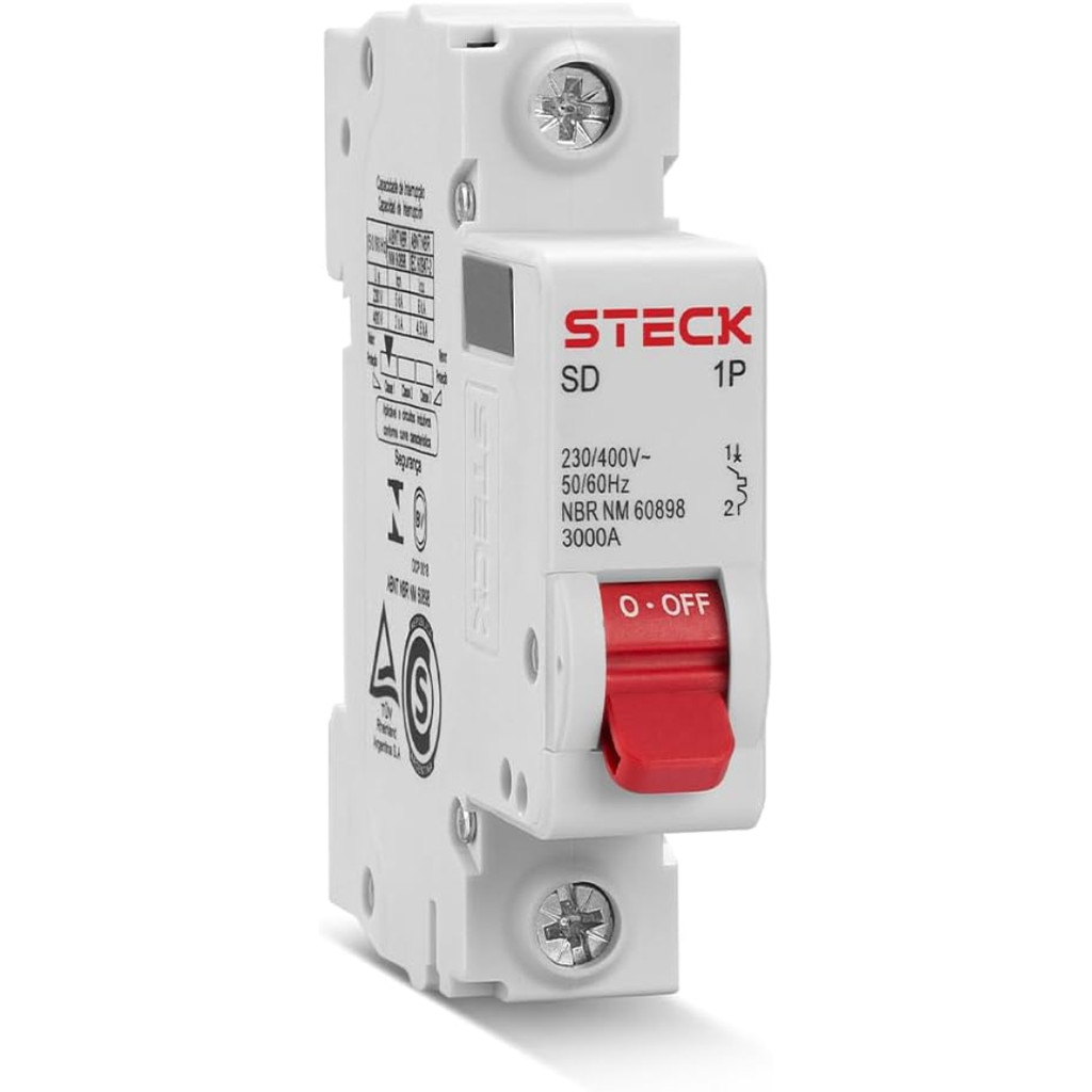 Disjuntor Steck Din Unipolar 50A Curva C