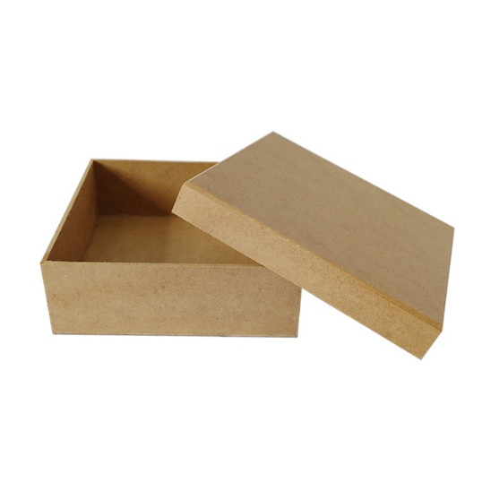 Kit 10 Caixas MDF 15x15 com Tampa Madeira Multiuso Artesanato Lembrancinha