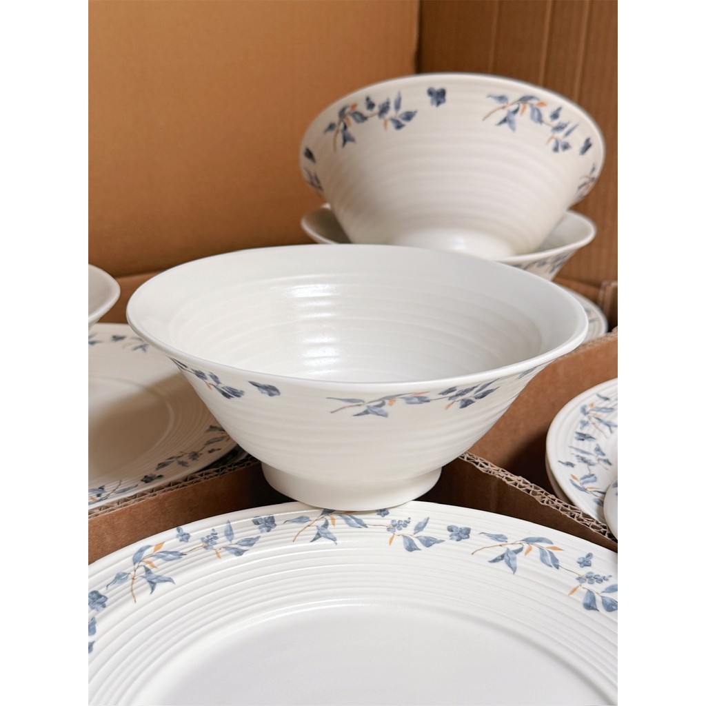 Tigela de macarrão 23cm cerâmica tigela de salada de frutas de alto valor café da manhã tigela de aveia pessoal dedicado