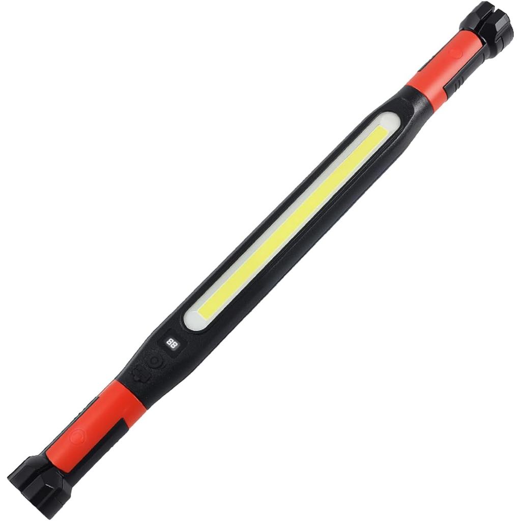 Barra de Luz LED Recarregável para Trabalho, Acessório de Iluminação para Uso Externo/Doméstico, Luz para Mecânico sob o
