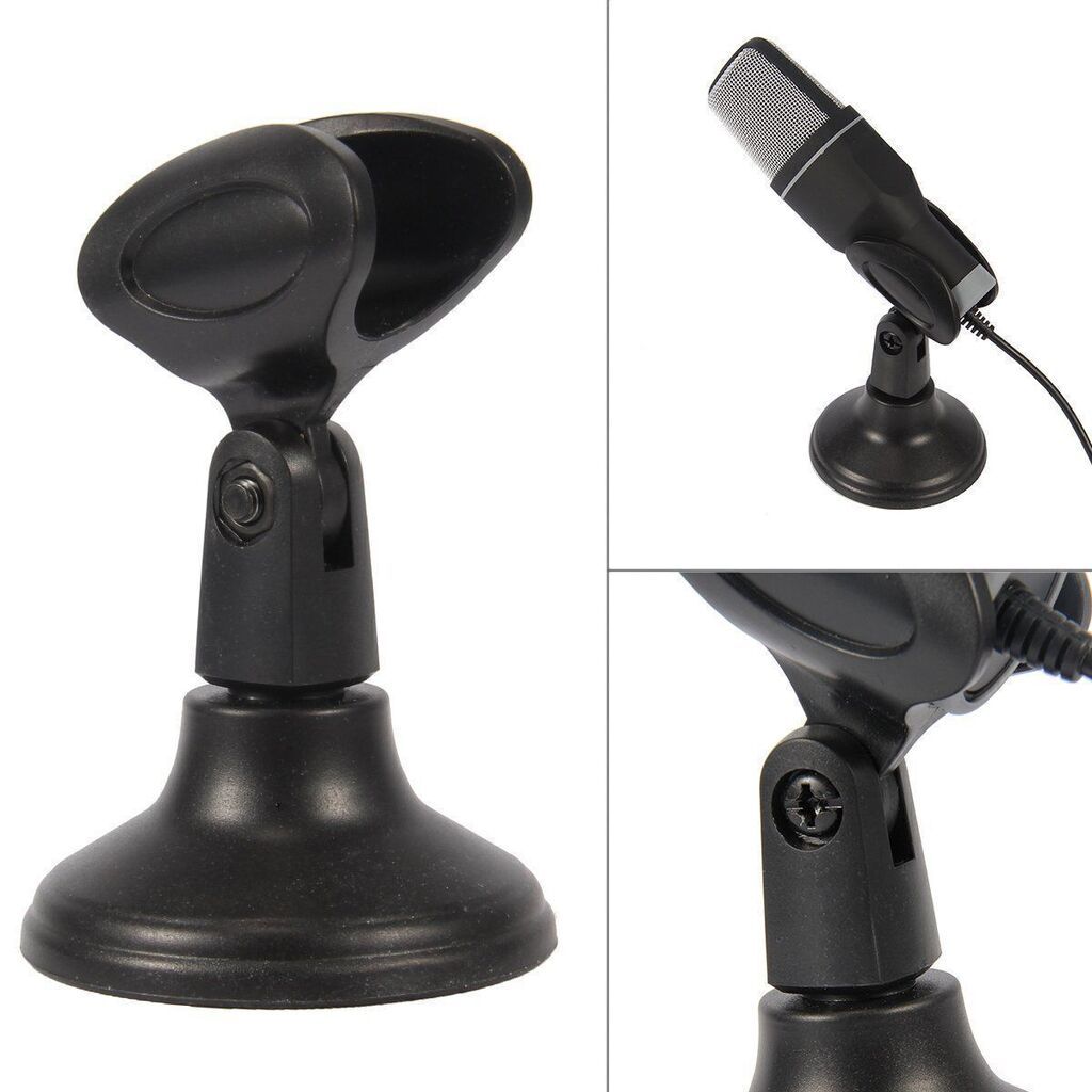 Mini Pedestal Mesa P/ Microfone Podcast Streaming Home Studio 