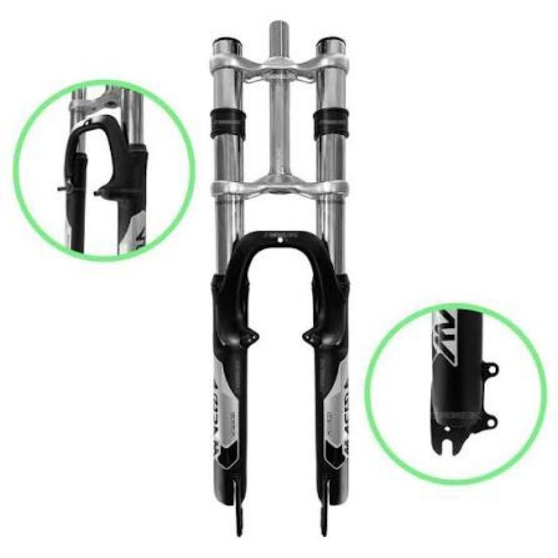 suspensão vgm 2 andar standart 21.1mm amortecedor + jogo de direção