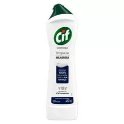 Limpador Cif Cremoso Limpeza Profunda Branco 450ml