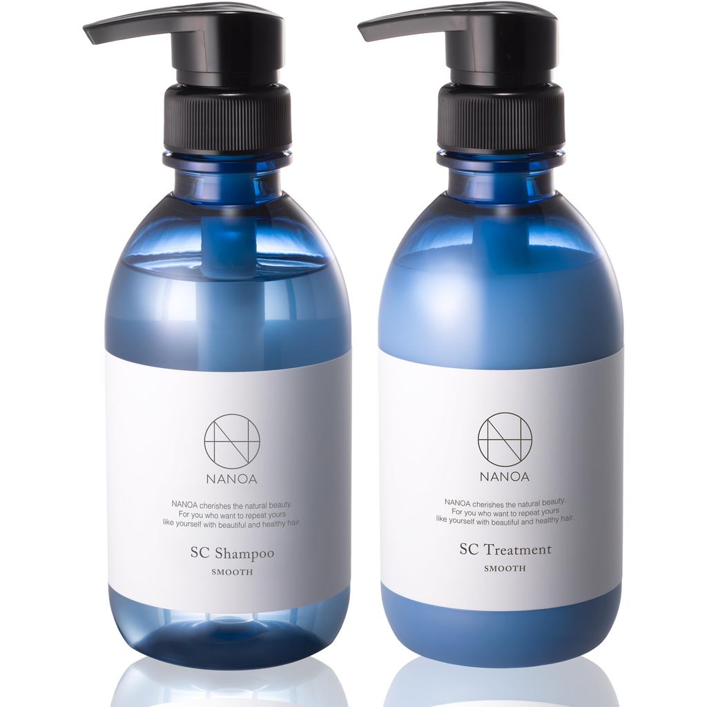 NANOA Keratin Hair Care Set - Doctor-Recommended, Human Stem Cell, Non-Silicone, Amino Acid Shampoo and Treatment, Salon