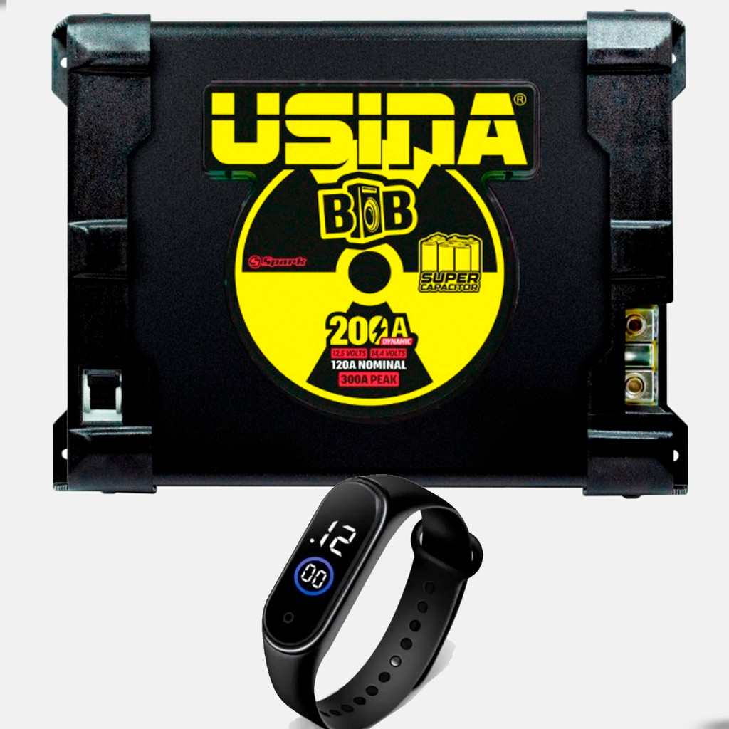 Fonte Usina Spark BOB 200A Dynamic 12V Super Capacitor 12V Alta Potência