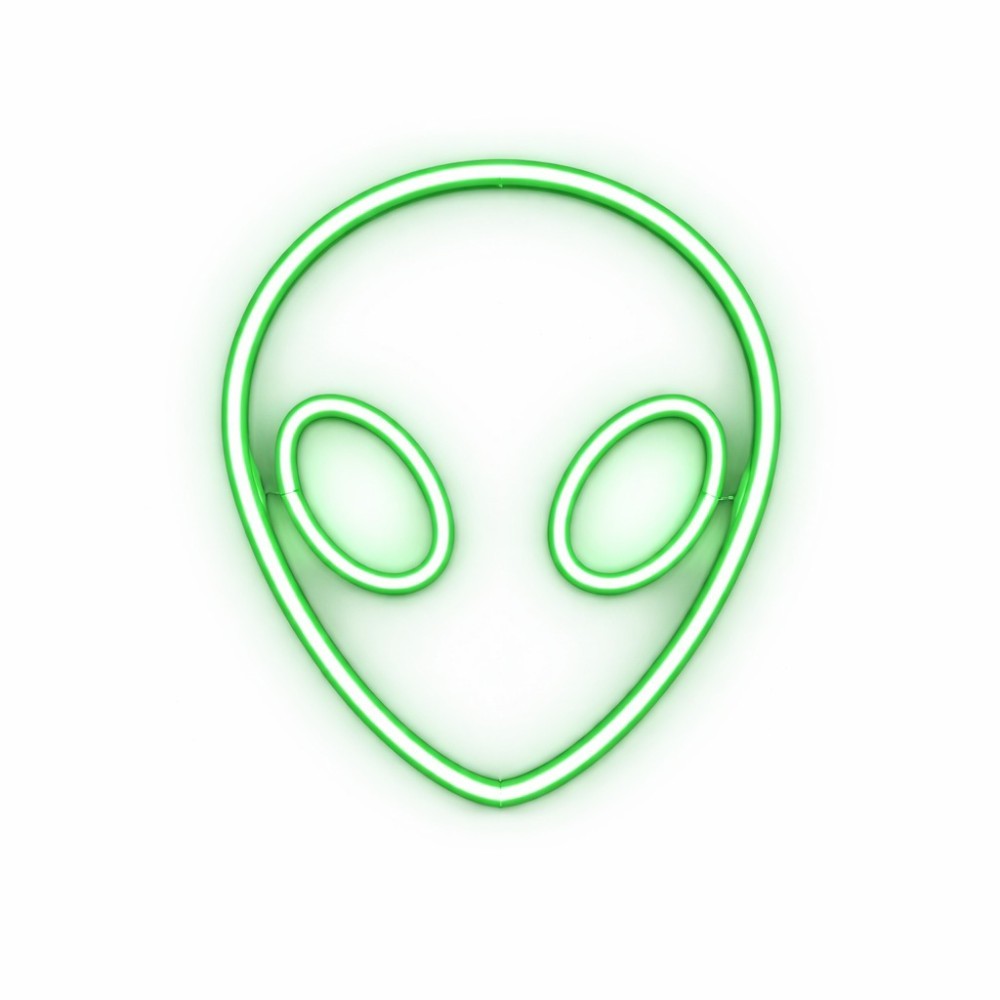 Boneco Et Luminoso Alienigena Neon Caminhao Led Bivolt Verde