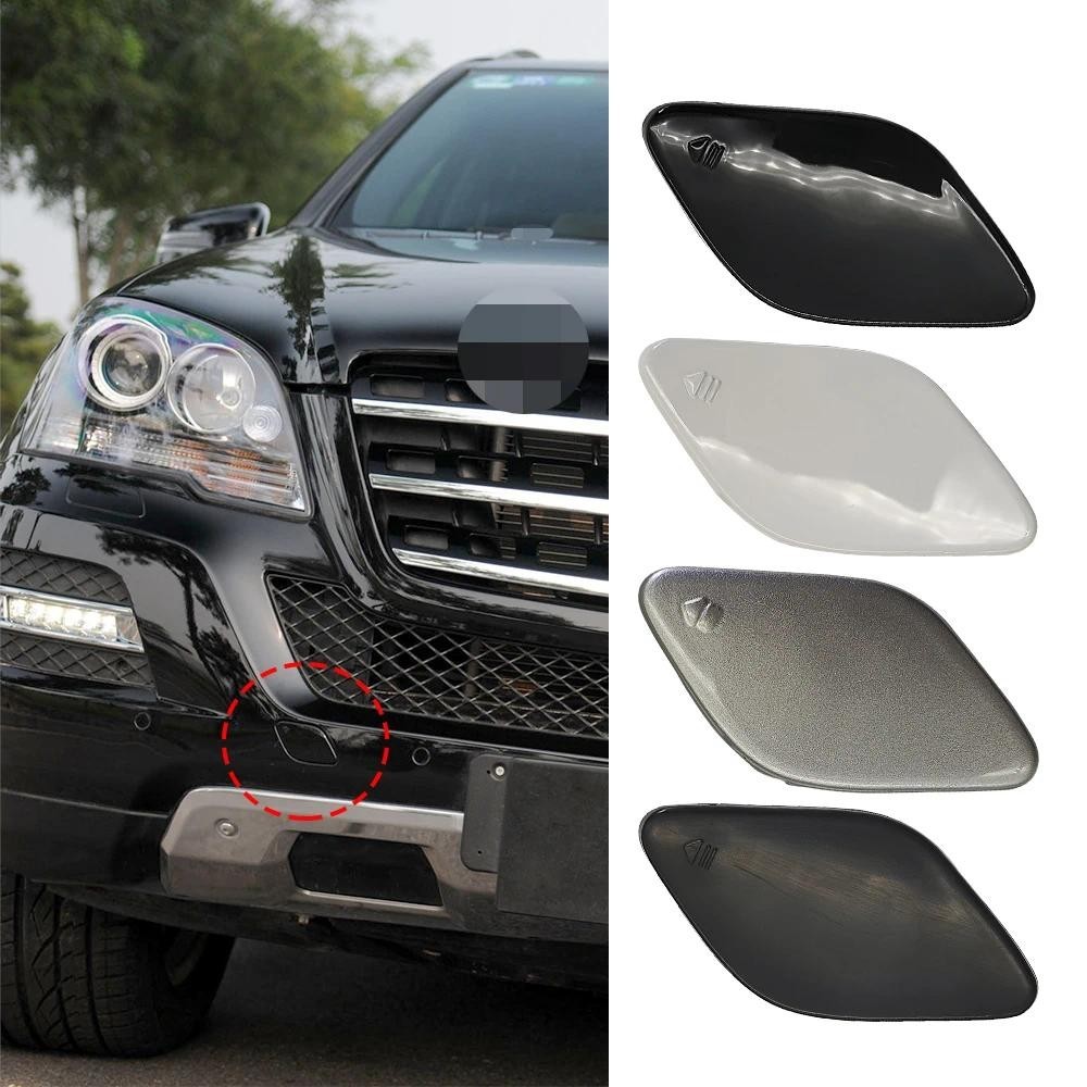 Para Mercedes W164 Amortecedor Dianteiro Do Carro Gancho De Reboque Capa Preto Benz M Classe 2009-2011 ML320 ML350 ML400