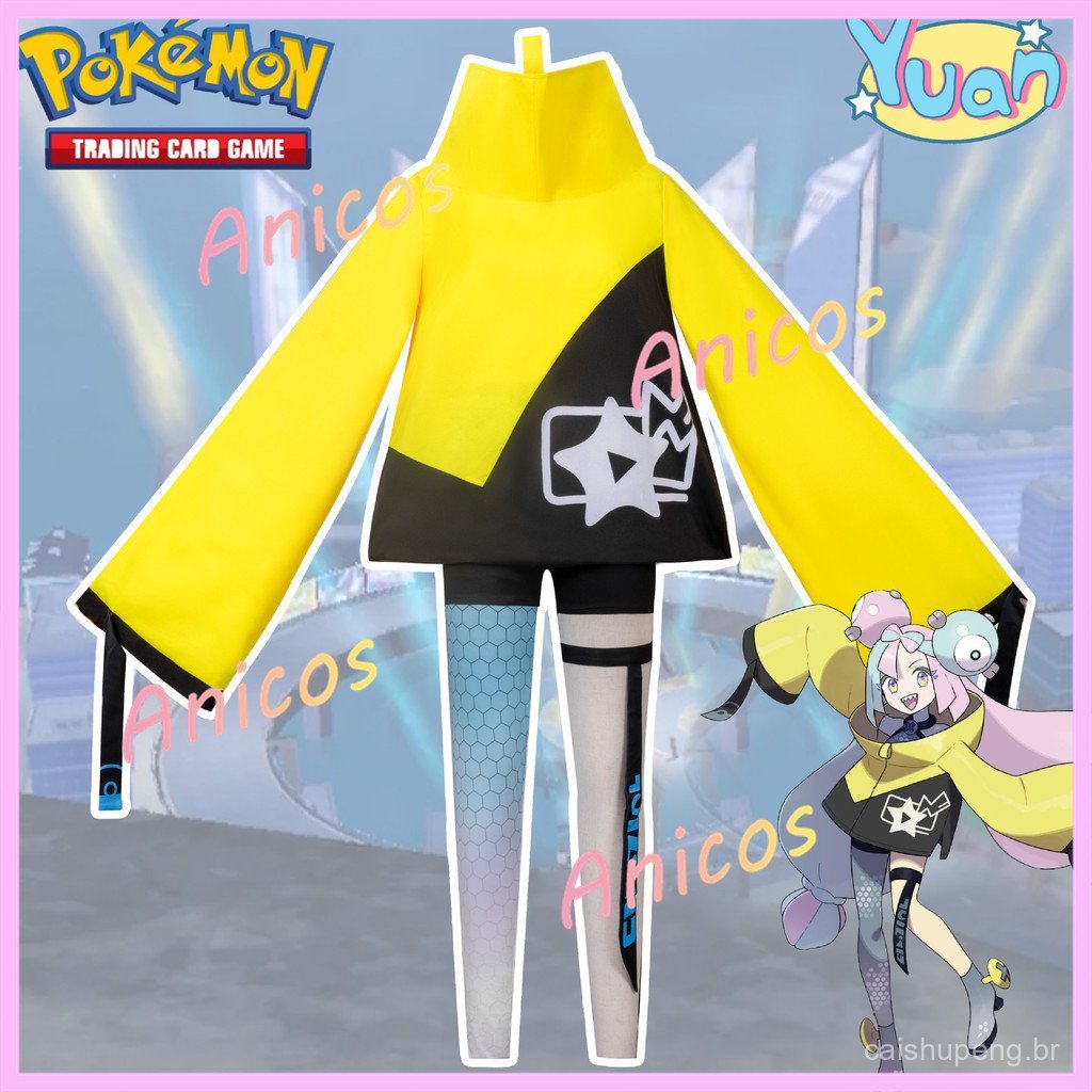 Fantasia de Cosplay Pokémon Zhu Ziqi, Traje de Árvore, Anime Bidimensional, Cosplay para Apresentação de Halloween 1BQV
