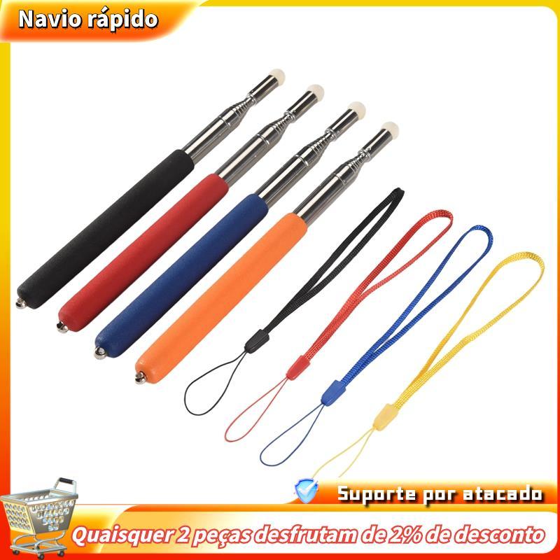 4 Pçs Ponteiro Telescópico Vara Com Cordão De Mão Do Professor Para Sala De Aula Retrátil Quadro Branco