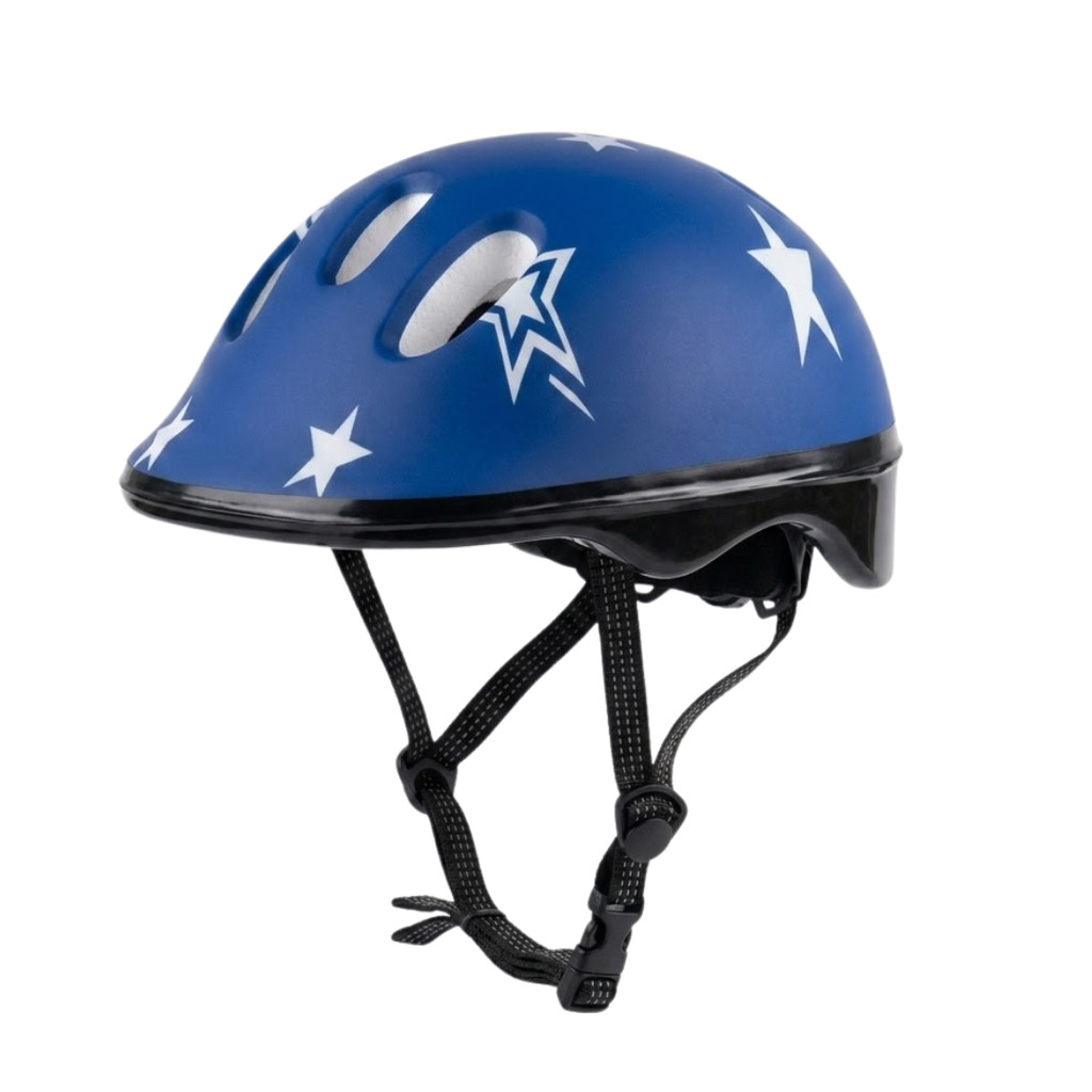 Capacete Infantil para Patins Skate Bicicletas Rollers Azul Moove