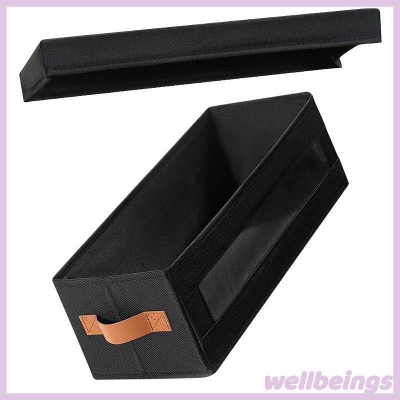 WELL Sleek Storage Box Design De Janela Visível Contém 32 Discos Compactos Empilháveis