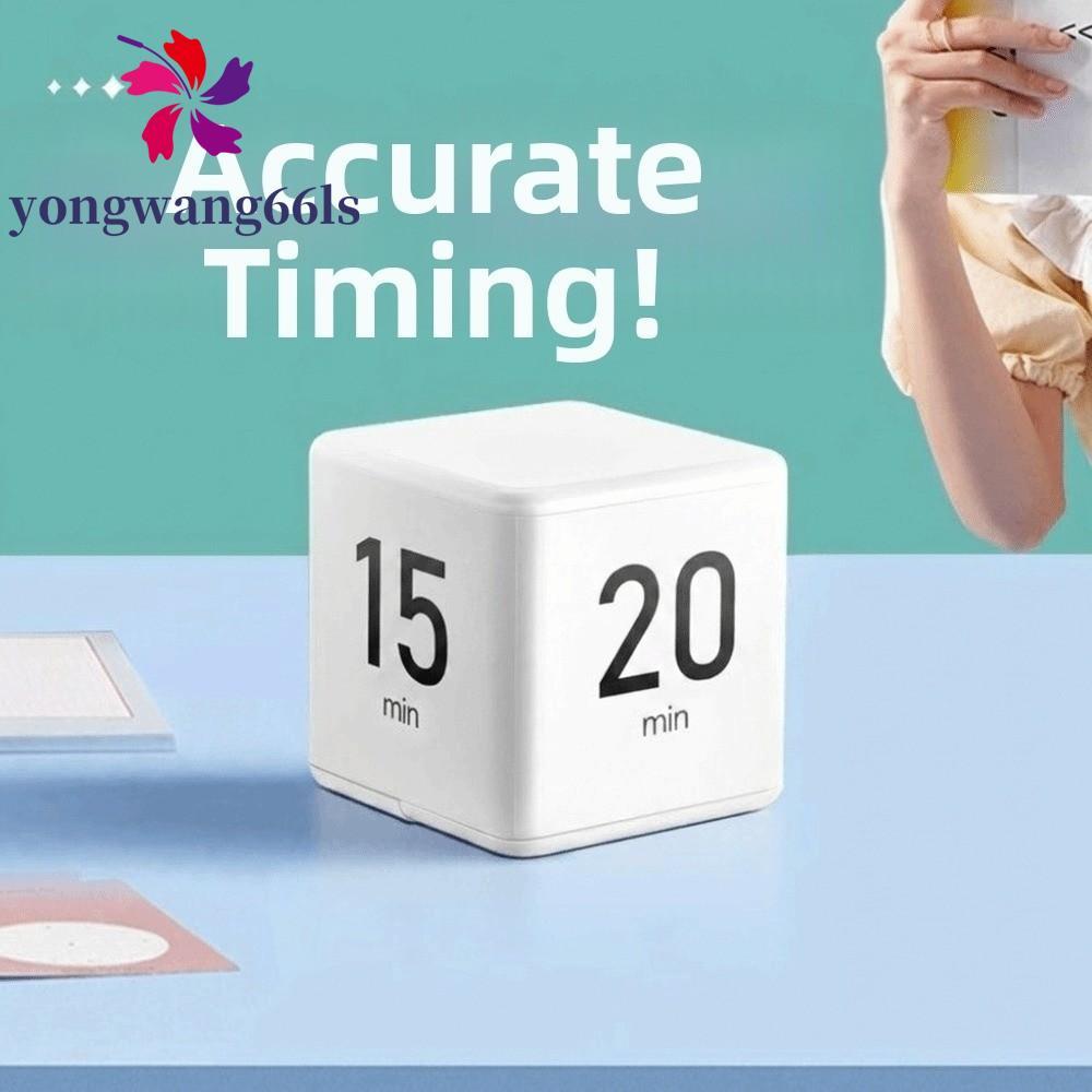 YONGWANG Cube Timer , Display LED 15/20/30/60 min Temporizador De Cozinha , Lembrete Ajustável Sensível À Gravidade