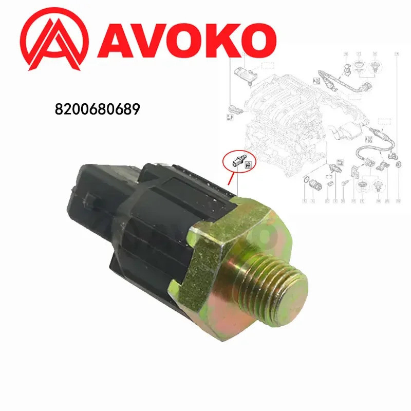 Novo Sensor de Detonação para RENAULT CLIO Grandtour CLIO I/II/III ESPACE I/II FLUENCE KANGOO MEGANE SCENIC THALIA 82006