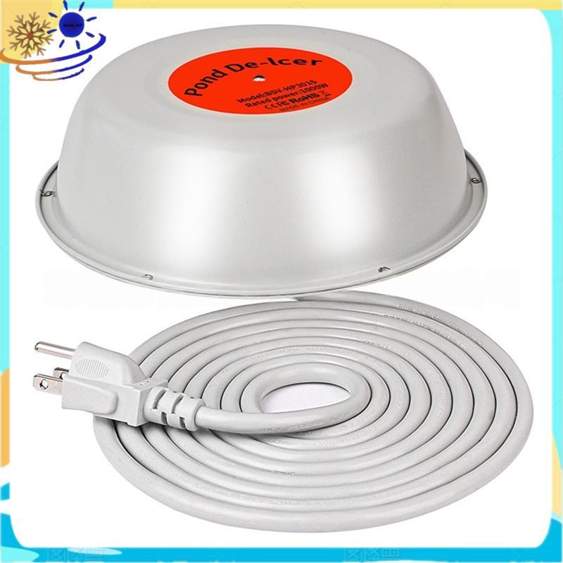 [Le's Shop] Aquecedor De Lago Liga/Desliga Automático De 1000 W , Descongelador Flutuante Com Controle De Termostato E I