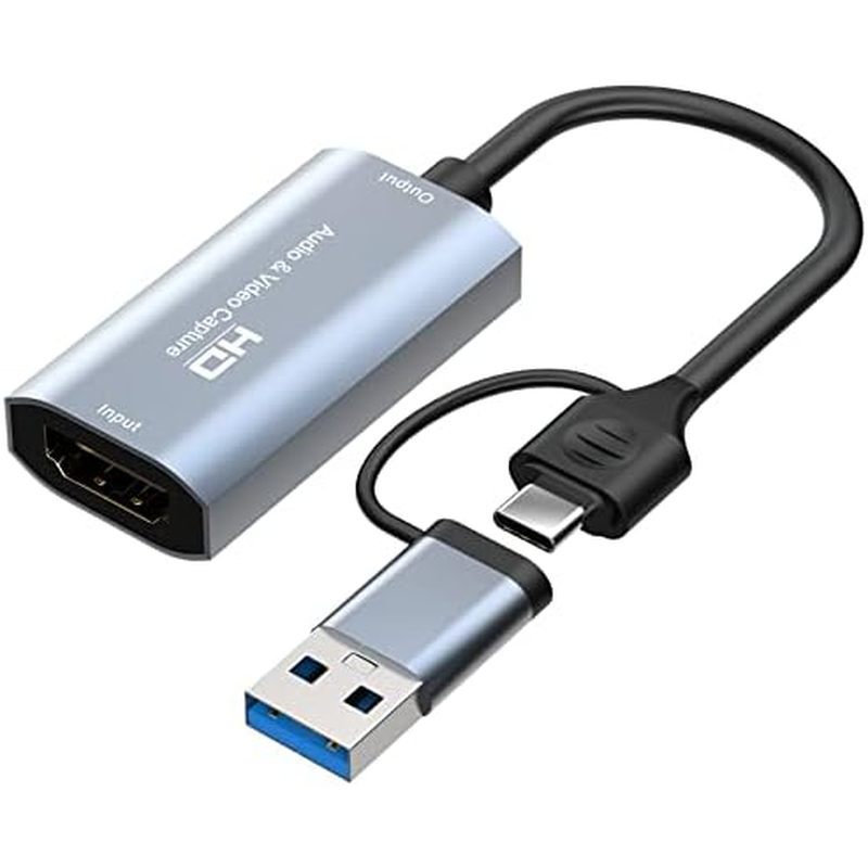 Placa De Captura , HDMI De Áudio E Vídeo 2023 4K 60HZ Para USB 3.0/C 1080P 60HZ