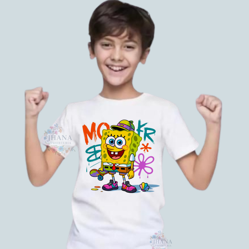 camiseta unissex blusa infantil FILME,DESENHO BOB ESPONJA,PATRICK,LULA MOLUSCO,SANDY,moda infantil,camiseta,menina