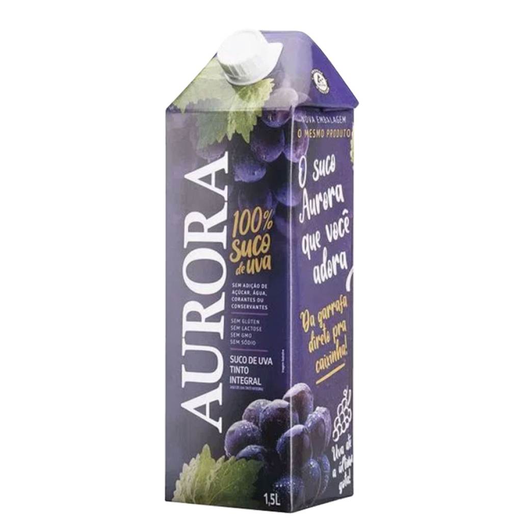 Suco de Uva Integral Aurora Tinto 1,5L