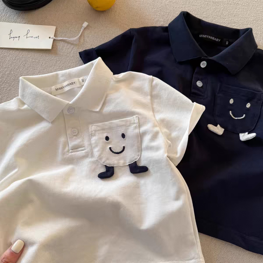 Meninos camiseta de manga curta 2026 novo estilo crianças verão puro algodão topo bebê verão estilo ocidental dos desenh