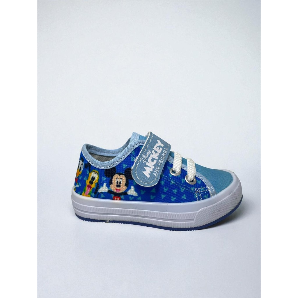 Tenis Infantil Meninos Elástico Mickey Disney Original