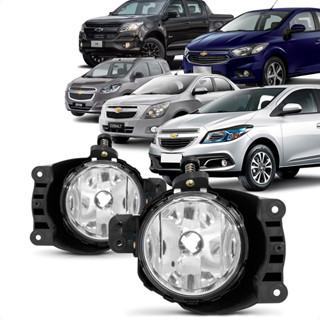 Par Farol De Milha Neblina Chevrolet Onix Prisma Cobalt Spin S-10 em Oferta na Shopee