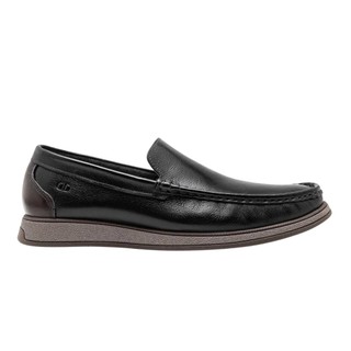 Sapato mocassim de couro liso masculino democrata nash 252301