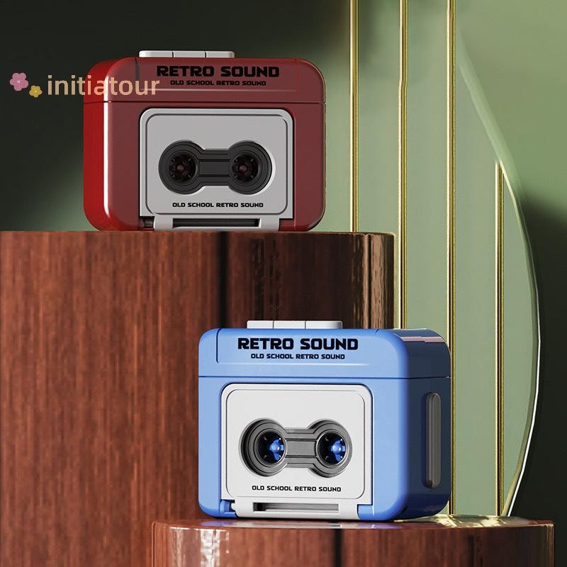 Initiatour Gravador Criativo Pingente Portátil Pequena Fita Cassete De Áudio Clássico Novo