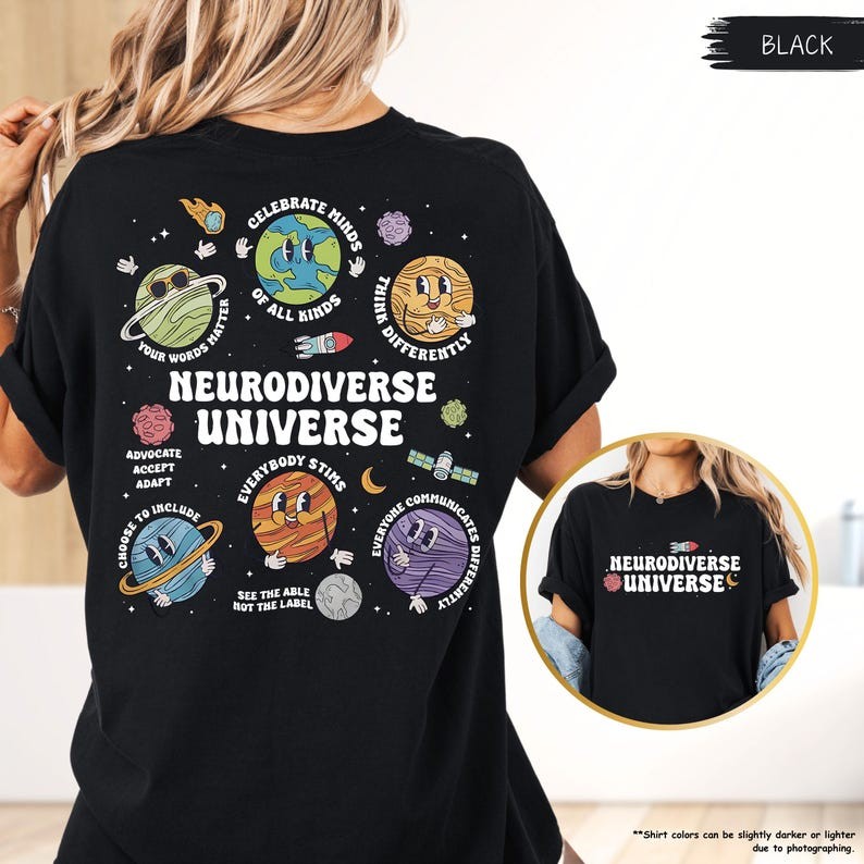 Camiseta Feminina Estampada Conscientização sobre o autismo Plus Size Algodão Premium Streetwear Envio Imediato em Oferta na Shopee