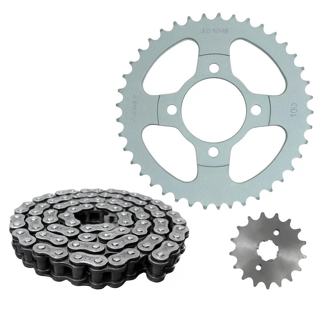 Kit Relação Yamaha YBR 125 03-08 / Factor 125 09-17 • 45x14 • 428H 118L • Aço 1045 em Oferta na Shopee