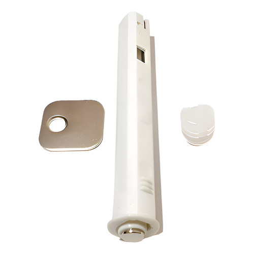 2x Pistão Fecho Toque Tip-on Embutir Magnético Branco Branco
