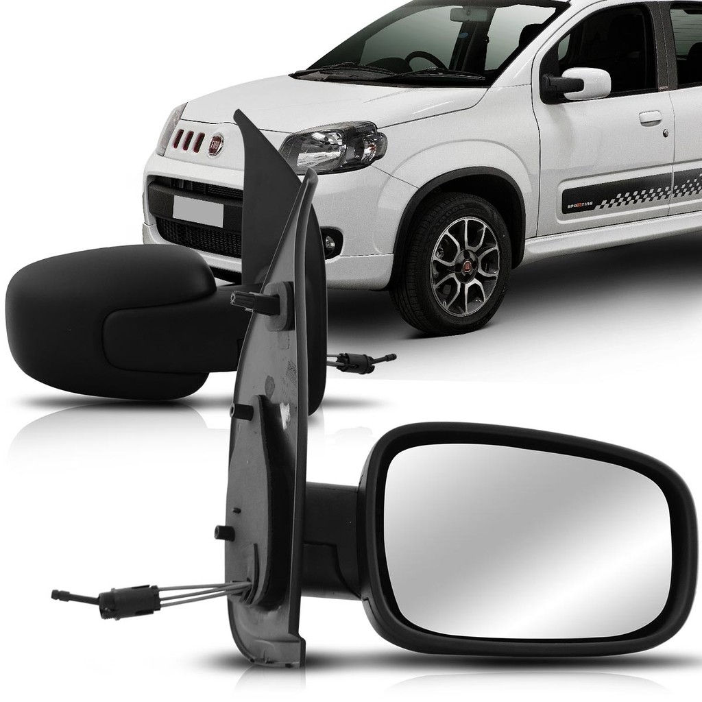 Retrovisor Uno Way Vivace 2010 2011 2012 2013 2014 4 Pt Controle Interno