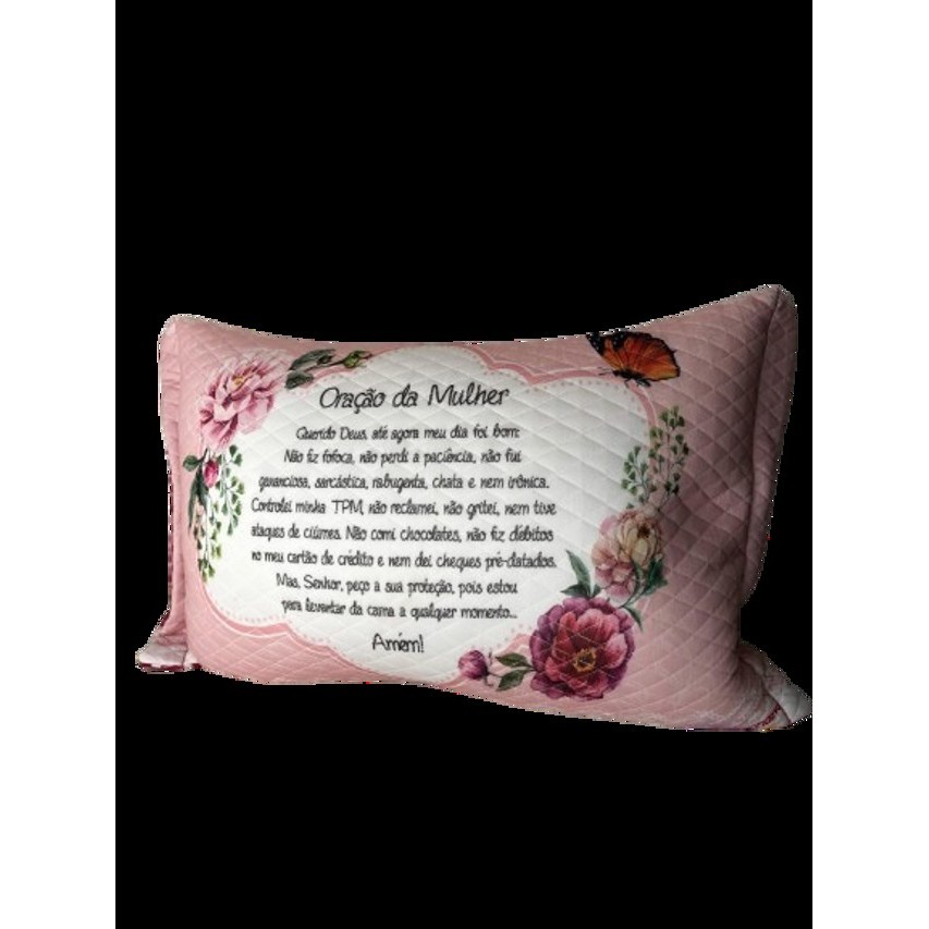 Almofada - Oração da mulher.