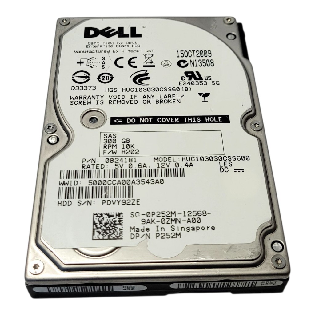 Hd Interno Hitachi 300gb Sas 10k 2,5 0b24195 Huc103030css600