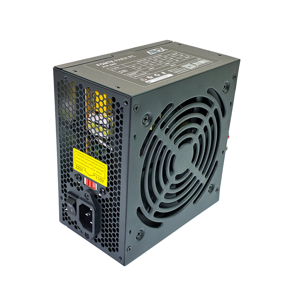 Fonte ATX 500w para PC computador intel amd 110v 220v em Oferta na Shopee