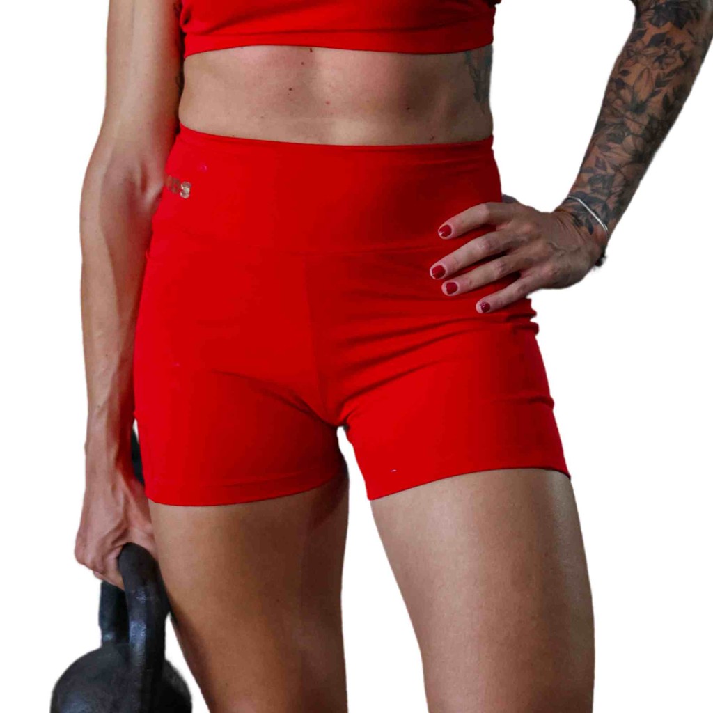 Short Fitness Power Rubi Feminino Indrills de compressão Para Corrida Caminhada Academia Crossfit 