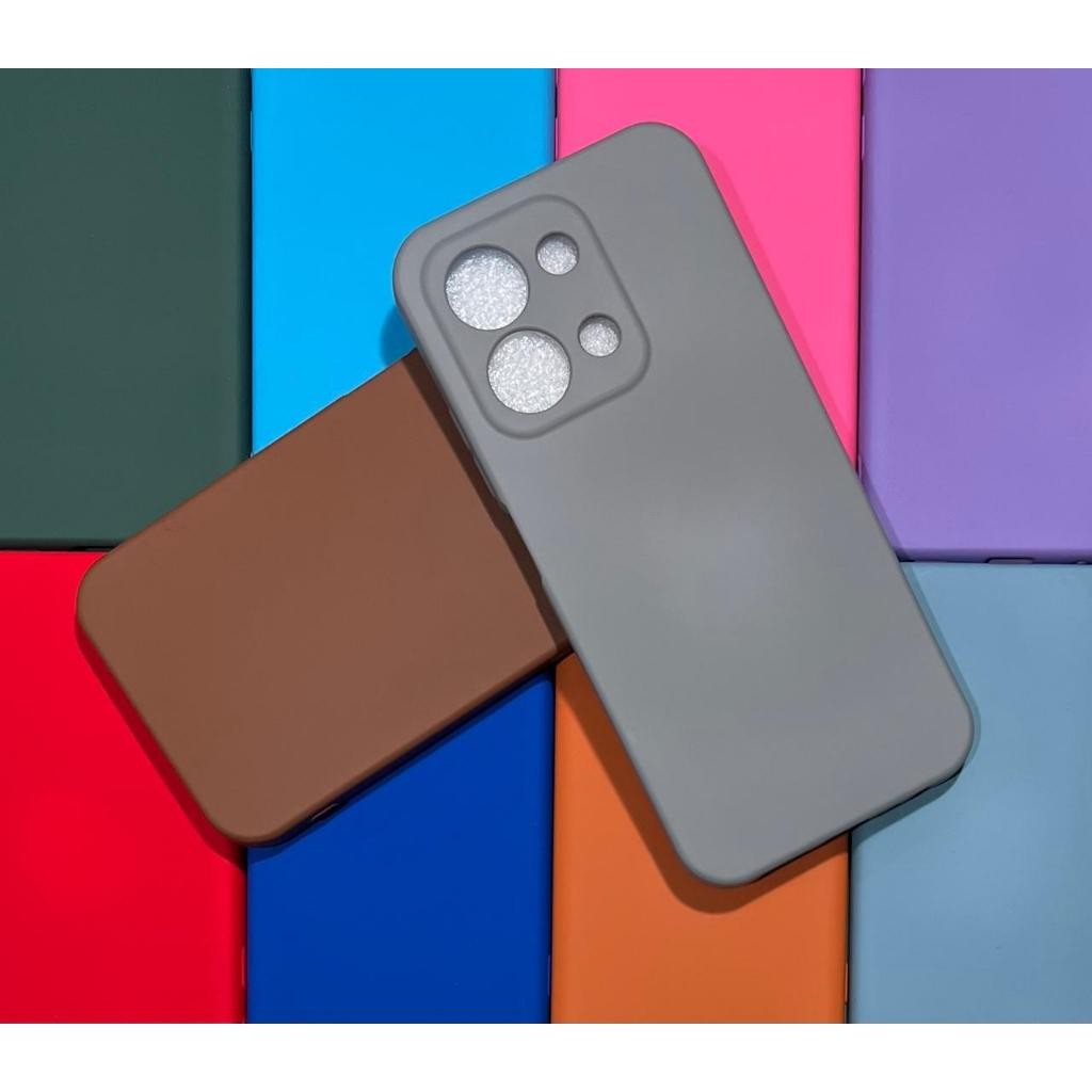 Kit - Case Capa Capinha + Película 3D Xiaomi Redmi 15C Silicone Aveludado Proteção de Câmera