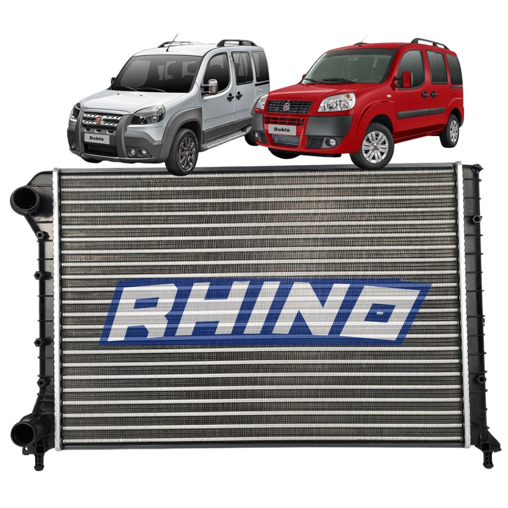 Radiador  Fiat 1.3 1.6 1.8 Doblo 2001 2004 2007 2010 2013 2016 2019 em Oferta na Shopee