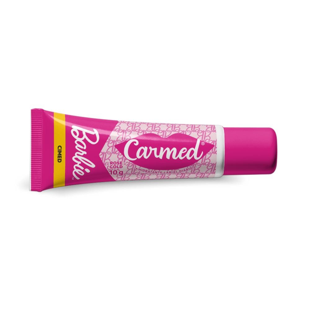 Detalhes do PROTETOR LABIAL CARMED BARBIE 10GR ROSE GOLD