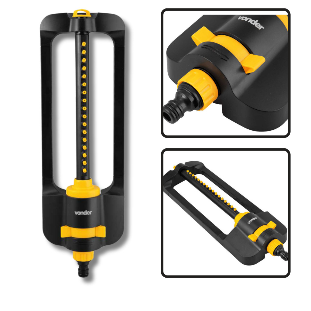 Aspersor Oscilante Para Irrigação 17 Jatos 180 Inclinação Vonder Oferta Jardim Horta Jardinagem