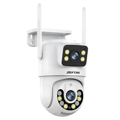 Câmera de Segurança IP Wi-fi Branco IP66 4MP de Lente Dupla - com App YOOSEE