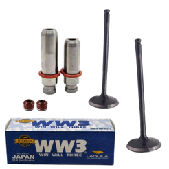 Kit Válvula de Admissão escape ( 6 peças ) WW3 Cg Titan 160 Fan 160 / Nxr Bros 160 - 16-24